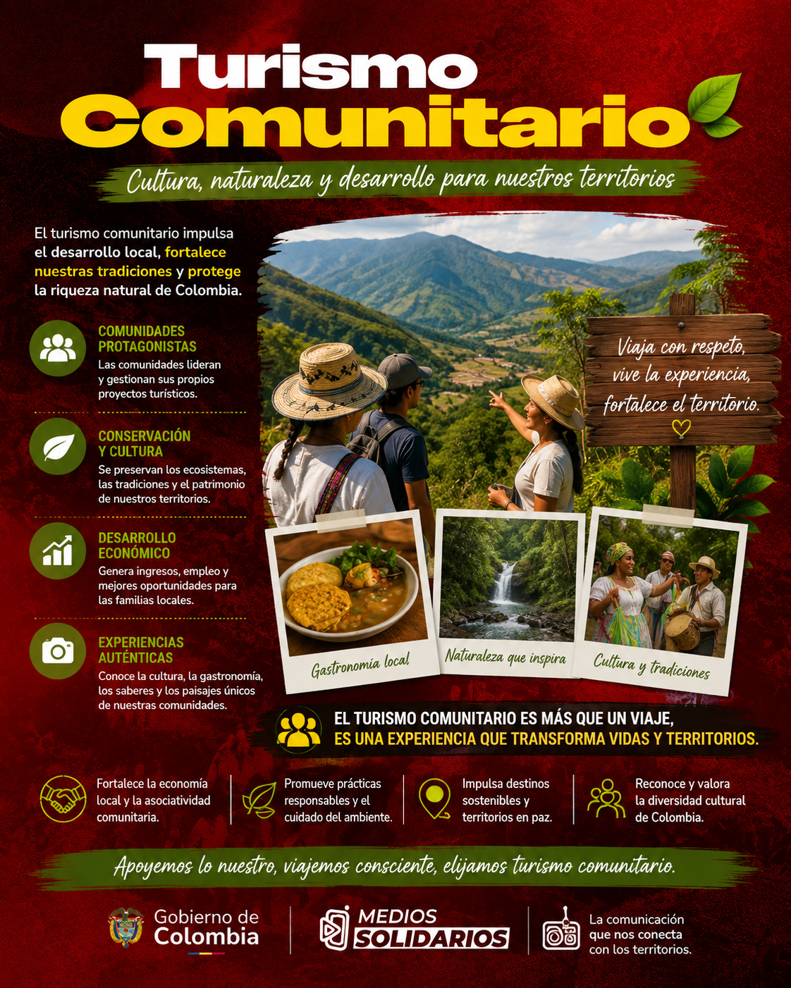 Turismo comunitario: una apuesta por el desarrollo sostenible de los territorios colombianos